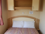Popular Plus caravan double bedroom
