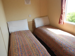 Popular Plus caravan twin bedroom