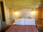 Standard caravan double bedroom