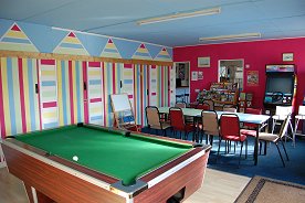 Games room at Seaview Holiday Park